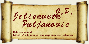 Jelisaveta Puljanović vizit kartica
